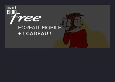 Le forfait Free Mobile bradé avec un cadeau