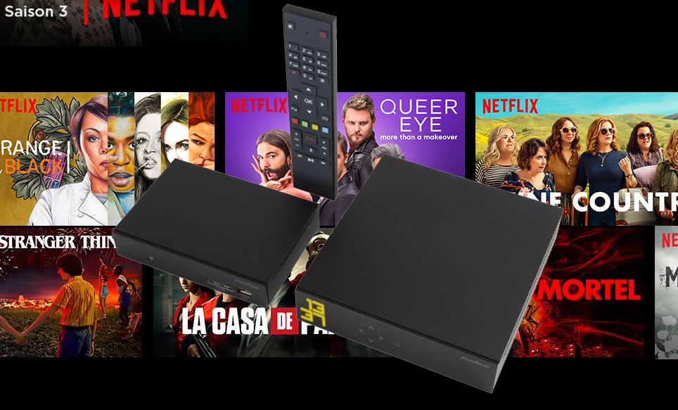 L'option Netlix disponible sur le Player Freebox Mini 4K